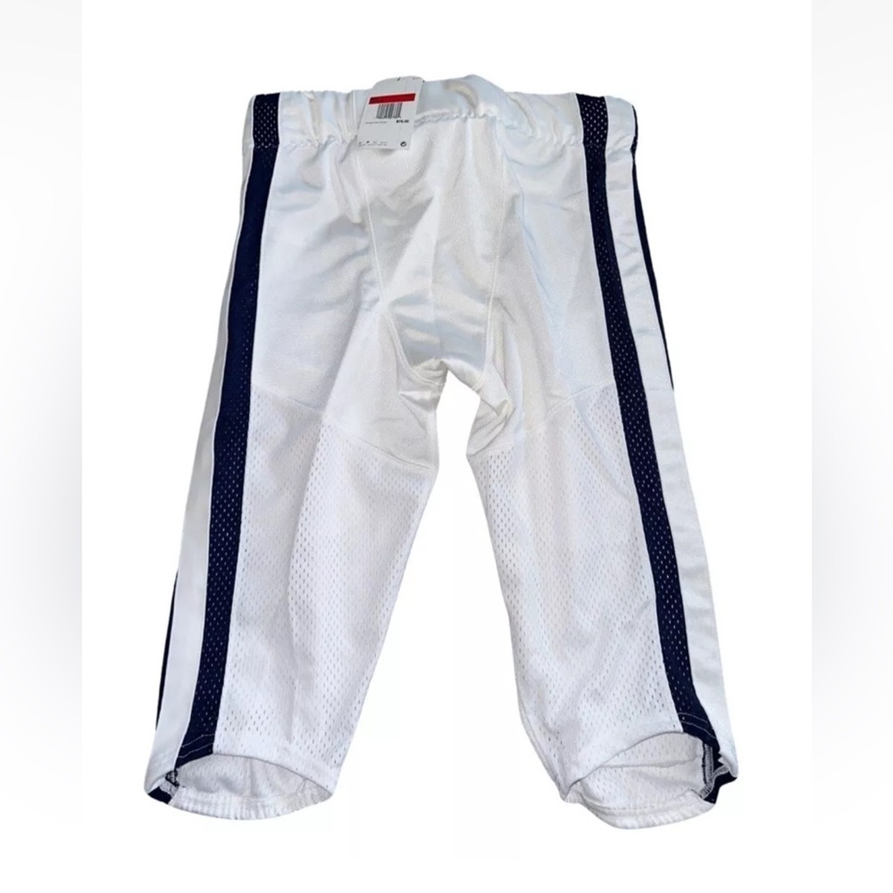 NWT Nike Football Pants Pads w/Belt Mens Size Large L White CI3771-107 Mesh NEW! - Picture 2 of 3